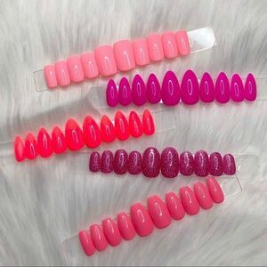 FIVE-ty Shades of Pink Custom Press On Nails | High Quality Nails | Handmade